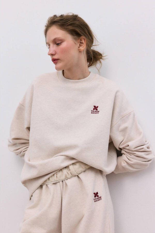 The New Society sweater ecru