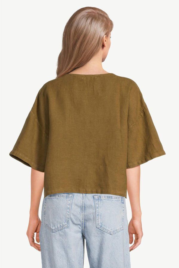 The New Society Blouse Melissa Shirt Olive - Foto 2