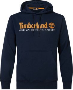 Timberland hoodie met logo donkerblauw