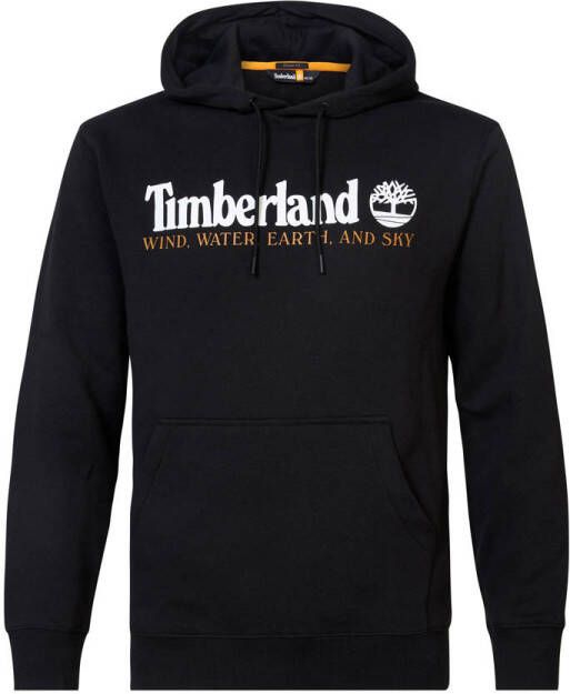 Timberland hoodie met logo zwart