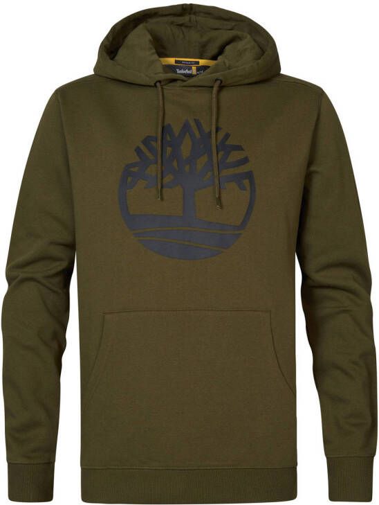 Timberland hoodie met printopdruk groen