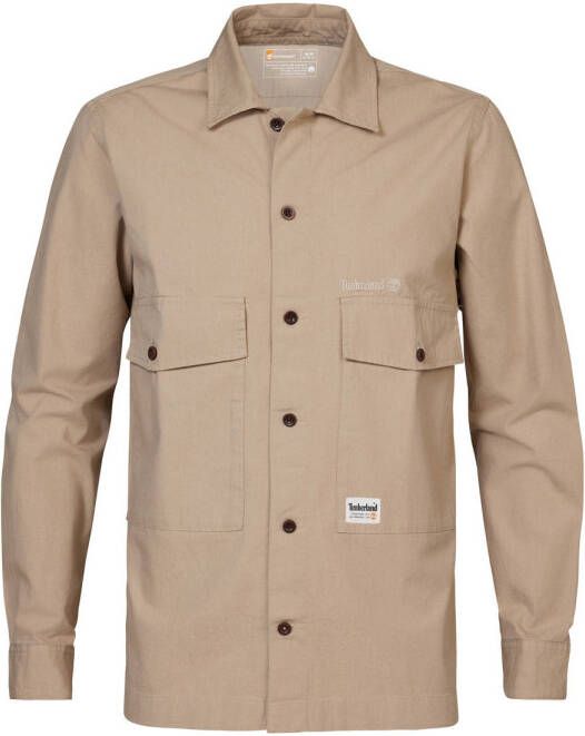 Timberland regular fit overshirt beige