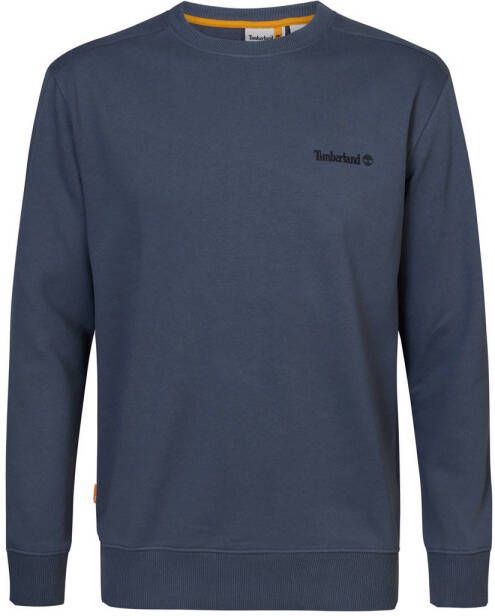 Timberland sweater met logo grijs blauw