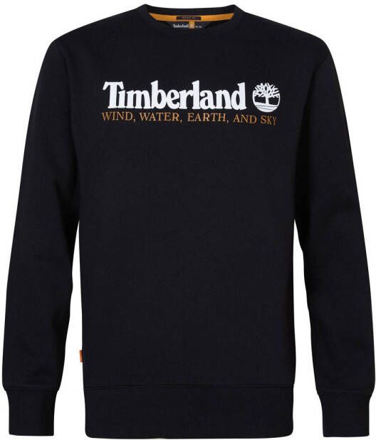 Timberland sweater met logo zwart