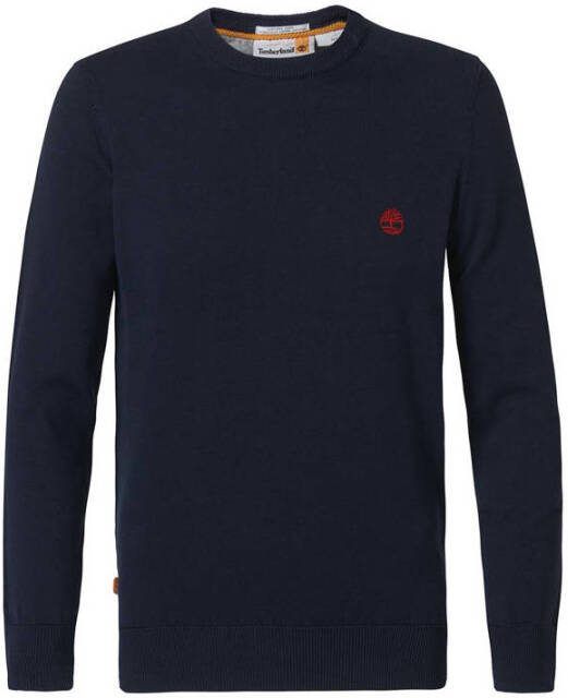 Timberland sweater van biologisch katoen donkerblauw