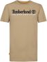Timberland T-shirt met logo beige - Thumbnail 1