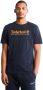 Timberland T-shirt met logo blauw - Thumbnail 1