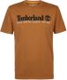 Timberland T-shirt met logo geel - Thumbnail 1