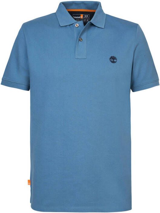Timberland T-shirt van katoen blauw