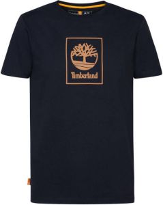 Timberland T-shirt van biologisch katoen zwart