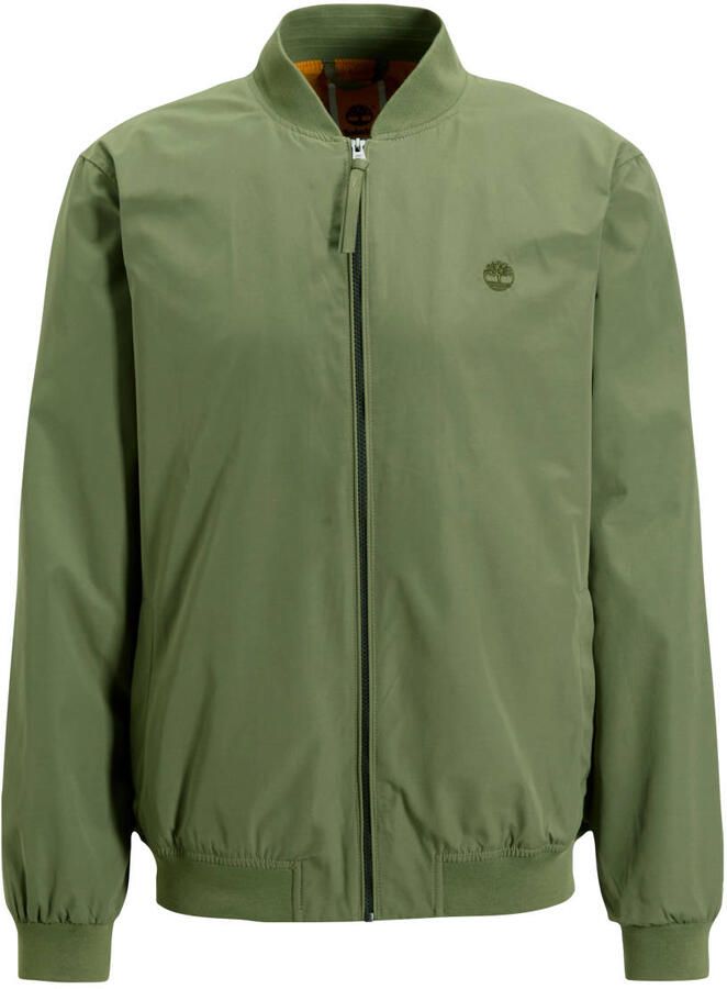 Timberland bomberjack met logo groen