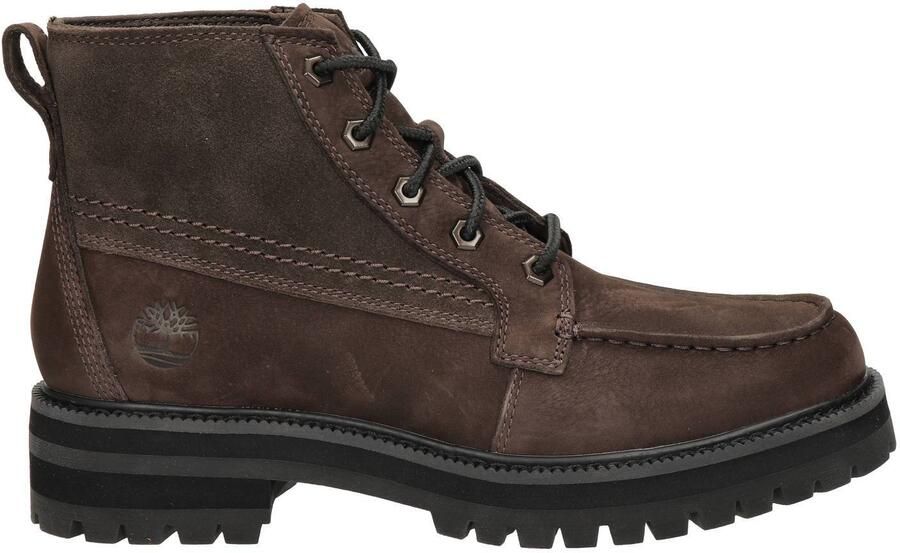 Timberland Britton Drive suèdelook veterboots met profielzool bruin