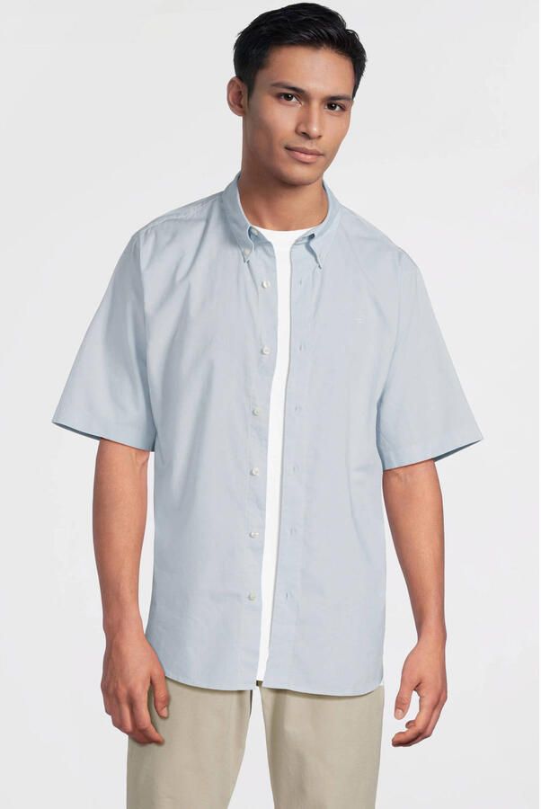 Timberland casual overhemd lichtblauw