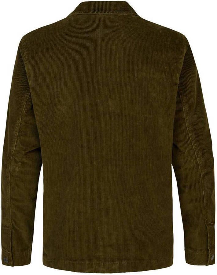 Timberland corduroy regular fit colbert donkergroen