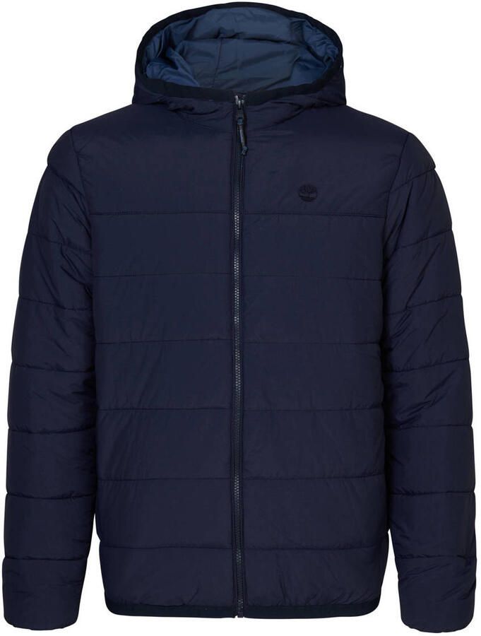 Timberland gewatteerde jas Garfield met logo blauw