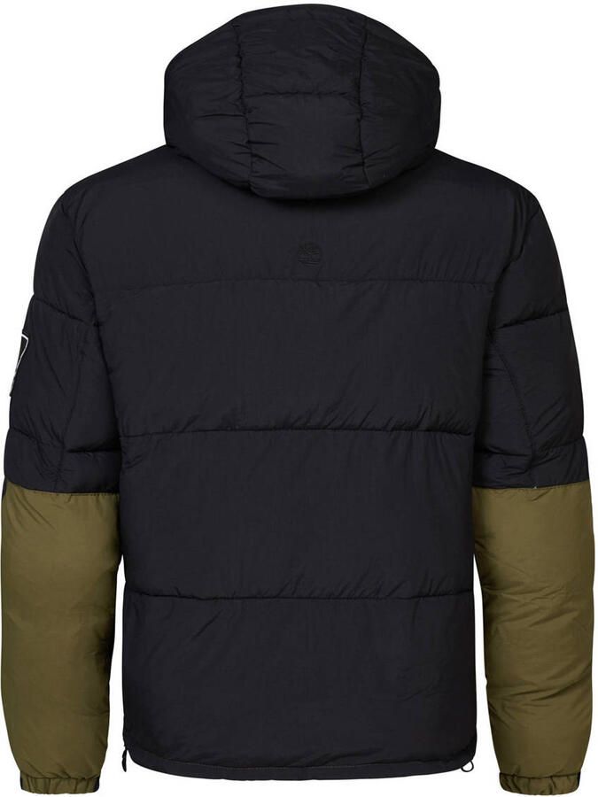 Timberland gewatteerde jas met logo en patches geel multi