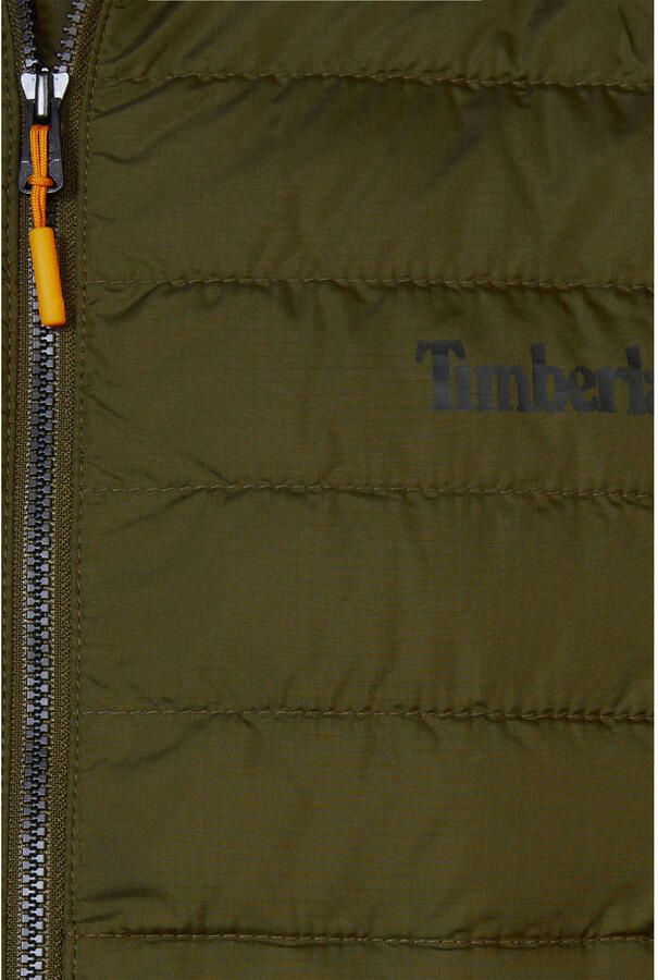 Timberland gewatteerde jas van polyester olijfgroen
