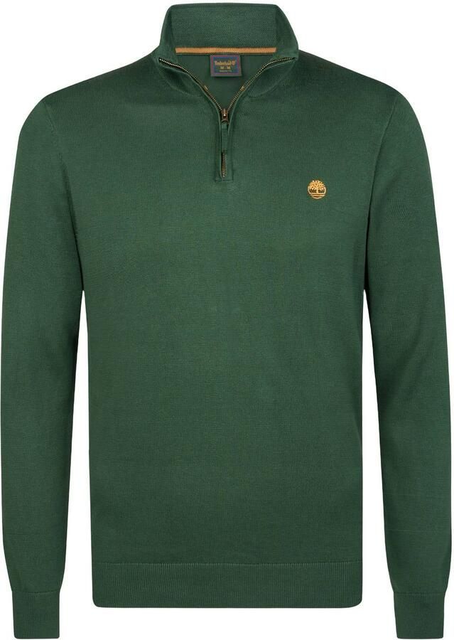 Timberland katoenen regular fit gemêleerde trui donkergroen