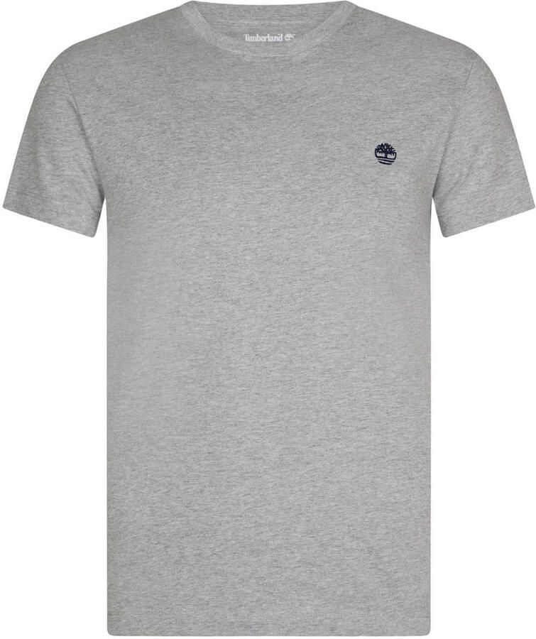 Timberland regular fit gemêleerd T-shirt grijs