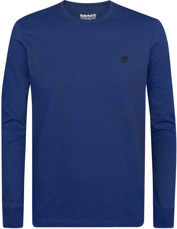 Timberland regular fit longsleeve donkerblauw