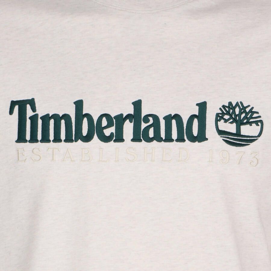 Timberland regular fit T-shirt met logo ecru - Foto 2