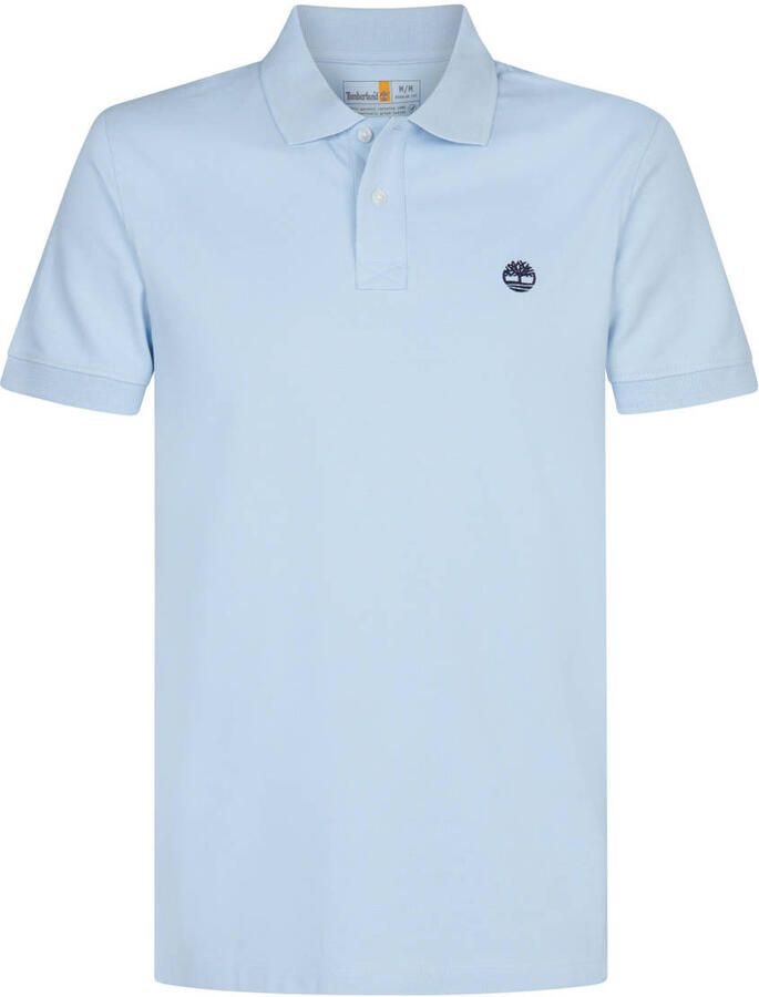 Timberland regular polo lichtblauw