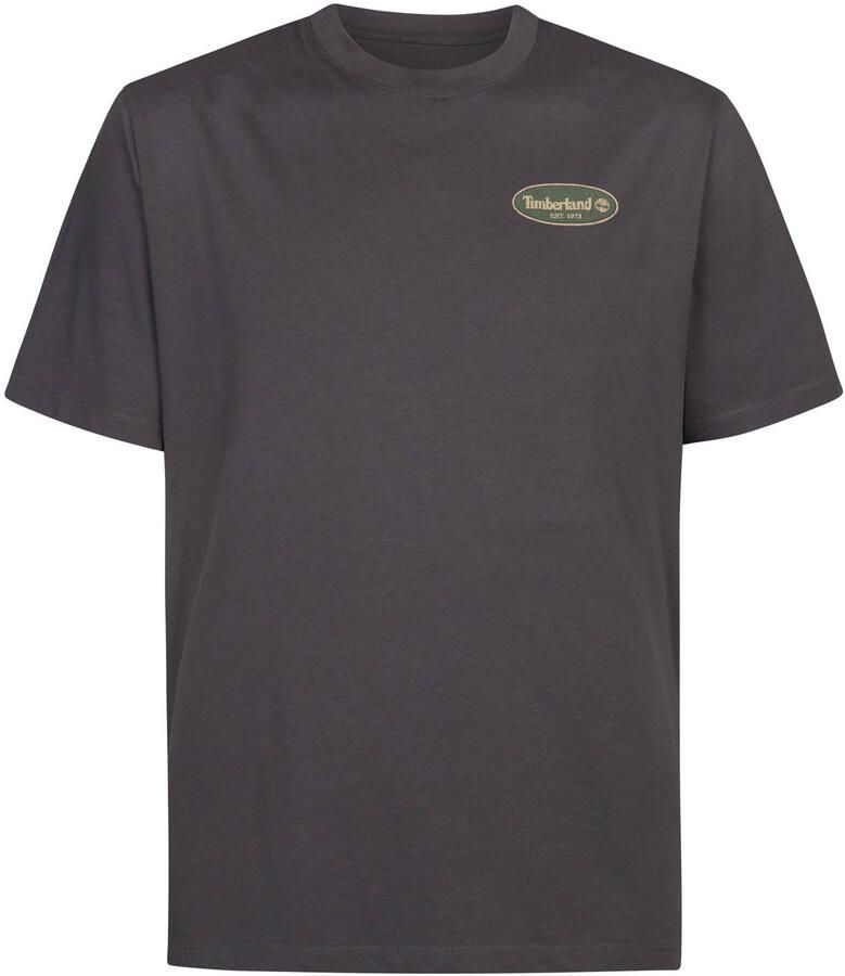 Timberland regular T-shirt met backprint grijs - Foto 2
