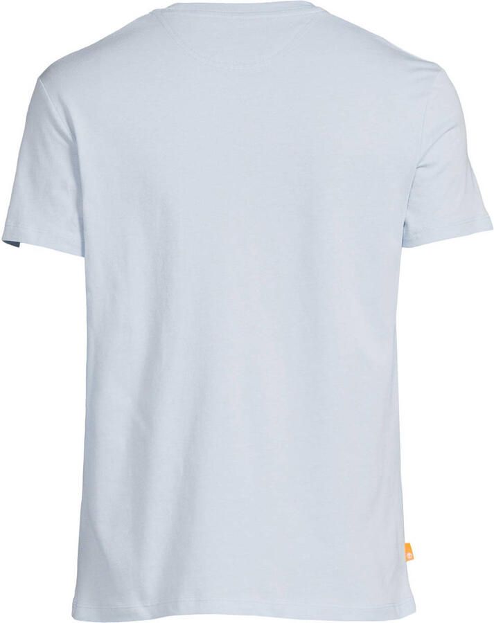 Timberland slim fit T-shirt van katoen lichtblauw - Foto 1