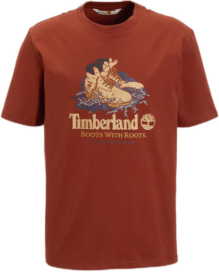 Timberland T-shirt rood
