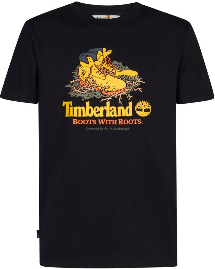 Timberland T-shirt zwart
