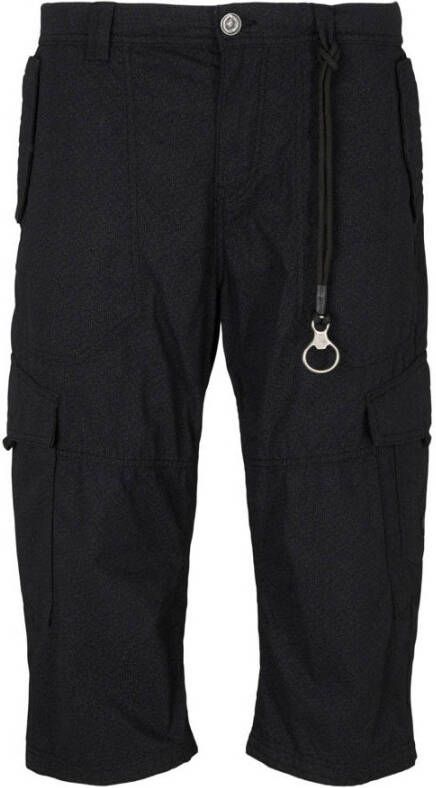 Tom Tailor regular fit broek Max black anthra minimal