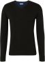 Tom Tailor Heren V-Hals Basic Sweater Black Heren - Thumbnail 1