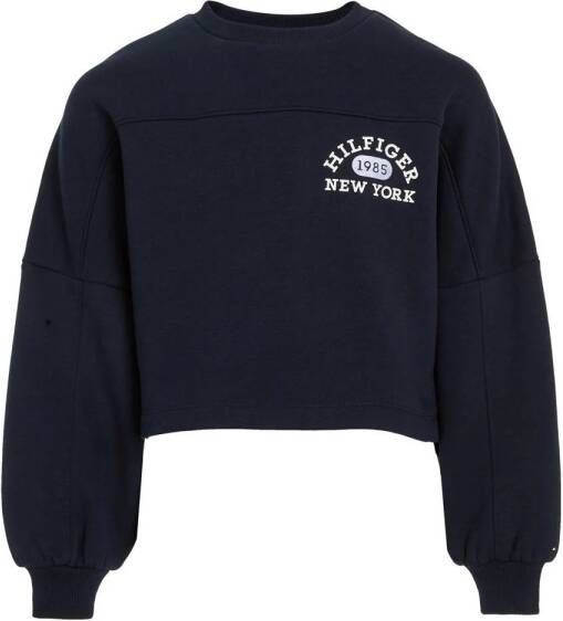 Tommy Hilfiger sweater VARSITY met logo donkerblauw Logo 116
