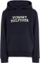 Tommy Hilfiger hoodie met logo donkerblauw Sweater Logo 104 - Thumbnail 1