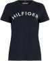 Tommy Hilfiger Shirt met ronde hals REG HILFIGER VARSITY EMB C-NK SS met groot borduursel - Thumbnail 1