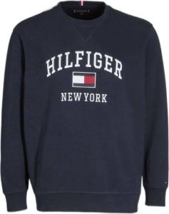 Tommy Hilfiger Big & Tall sweater Plus Size met logo desert sky