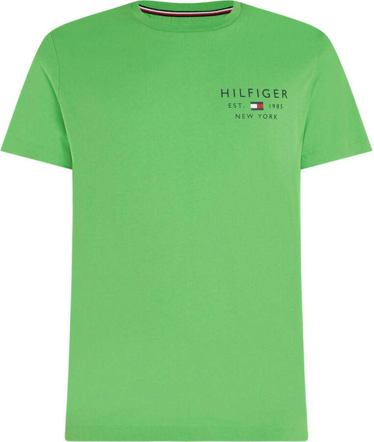 Tommy Hilfiger Big & Tall T-shirt Plus Size met logo spring lime