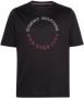 Tommy Hilfiger Big & Tall T-shirt Plus Size met printopdruk zwart - Thumbnail 1