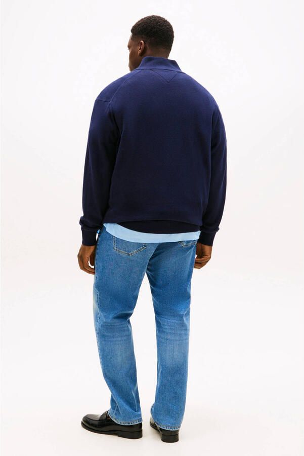 Tommy Hilfiger Donkerblauwe Katoenen Vest met Rits Blue Heren - Foto 2