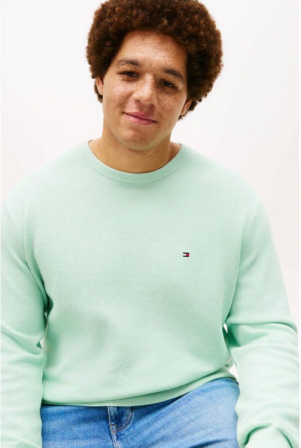 Tommy Hilfiger Big & Tall gebreide trui Plus Size mintgroen - Foto 2