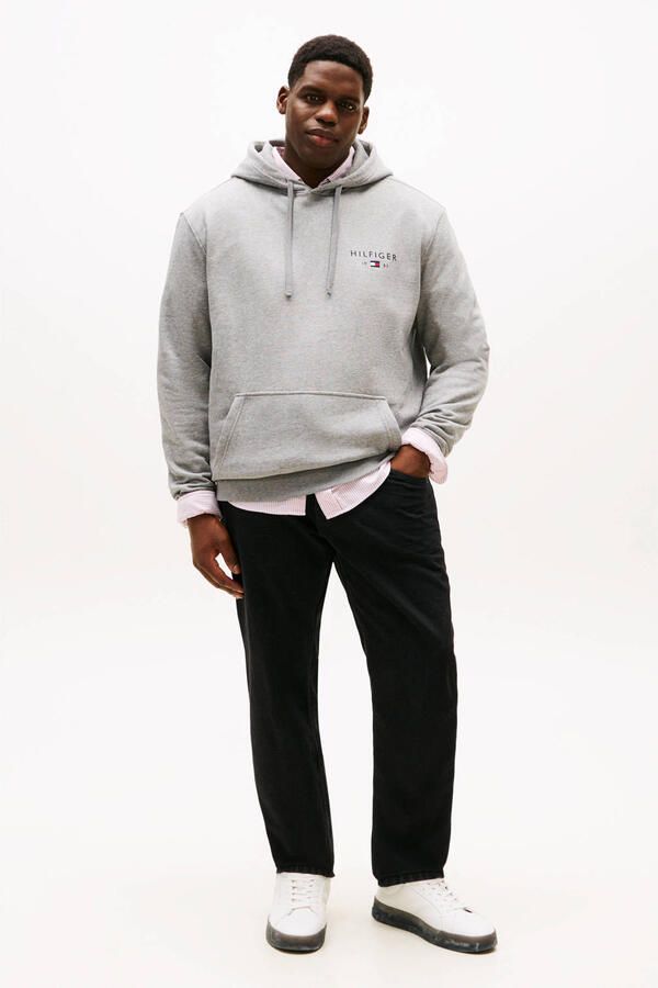 Tommy Hilfiger Big & Tall hoodie Plus Size grijs - Foto 2