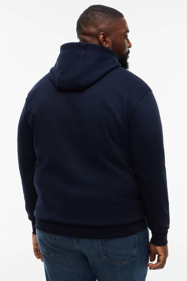 Tommy Hilfiger Big & Tall Plus Size regular fit hoodie met logo navy blue - Foto 3