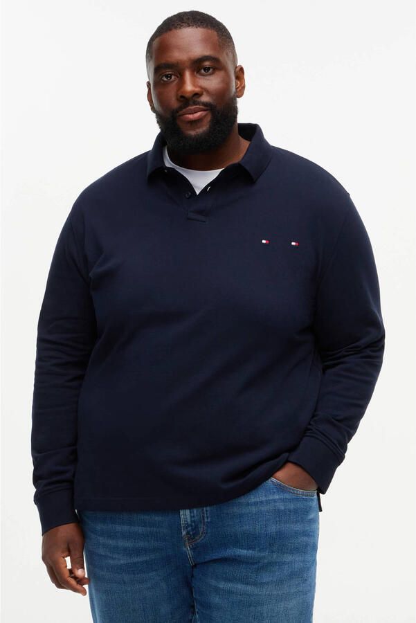 Tommy Hilfiger Big & Tall Plus Size regular fit polo desert sky - Foto 3