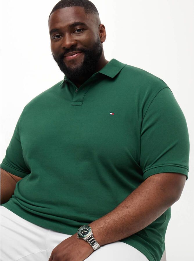 Tommy Hilfiger Big & Tall regular polo groen - Foto 2