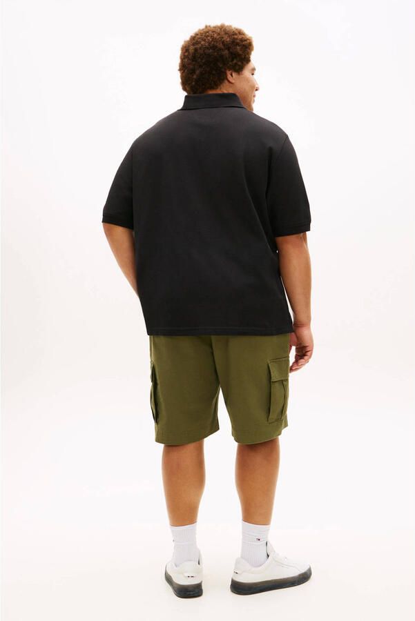 Tommy Hilfiger Big & Tall regular polo Plus Size zwart - Foto 3