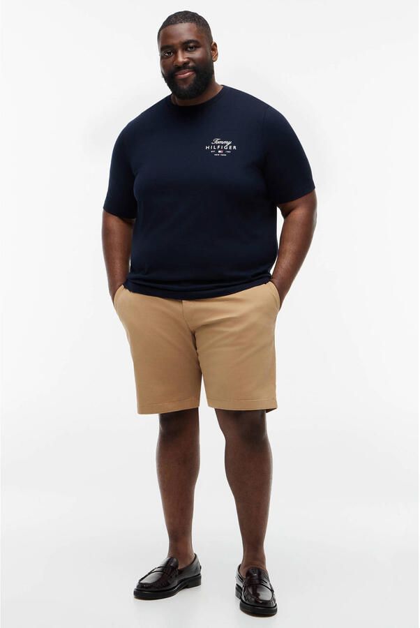 Tommy Hilfiger Big & Tall regular T-shirt donkerblauw - Foto 2