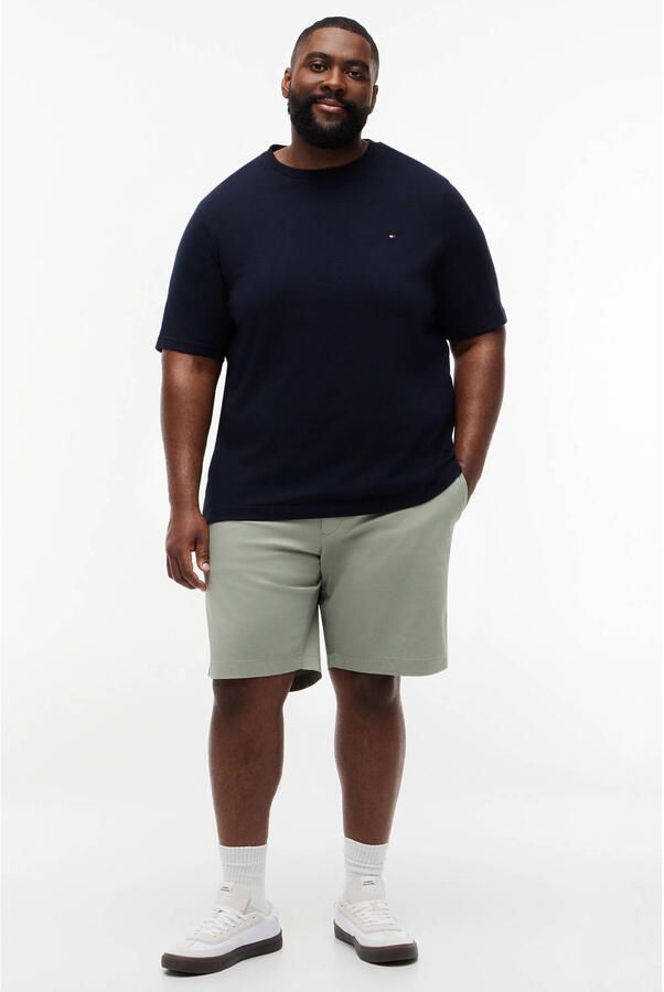 Tommy Hilfiger Big & Tall regular T-shirt donkerblauw - Foto 3