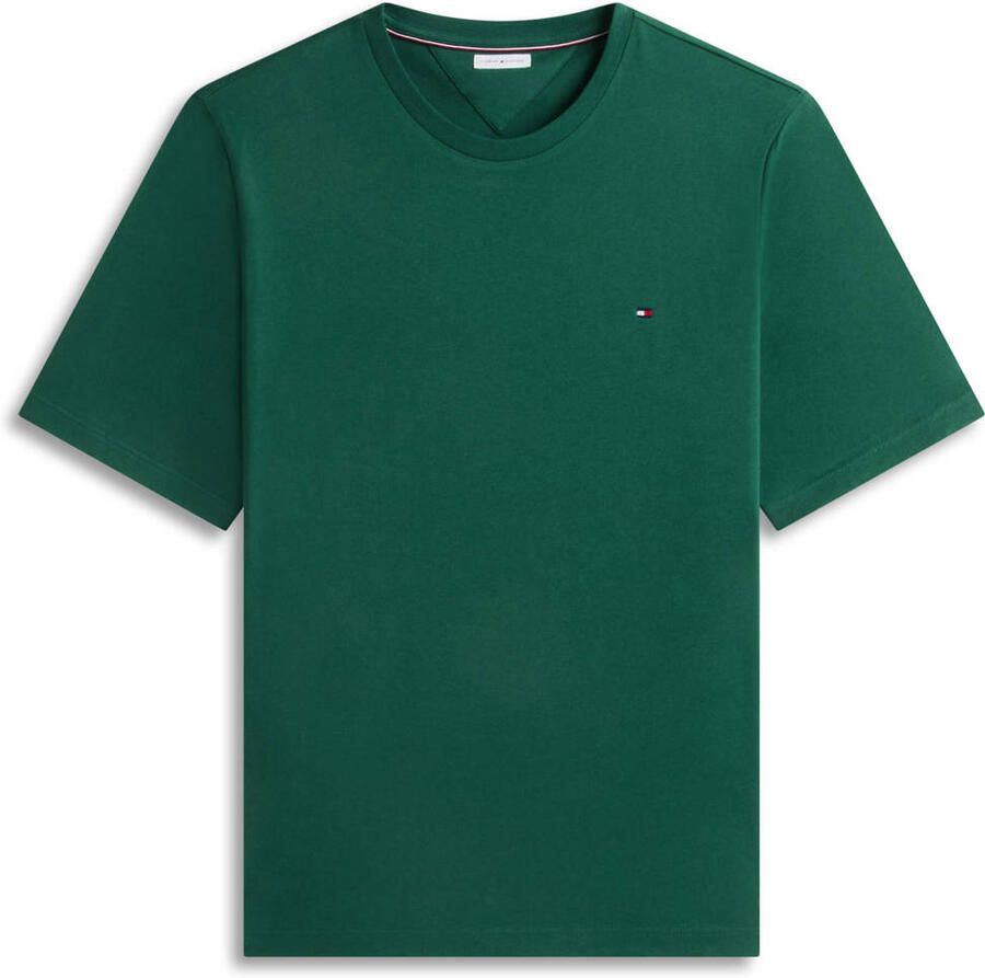Tommy Hilfiger Big & Tall regular T-shirt Plus Size donkergroen