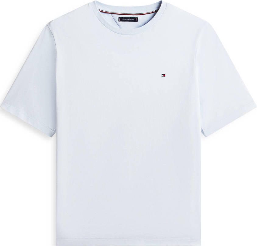 Tommy Hilfiger Big & Tall regular T-shirt Plus Size lichtblauw