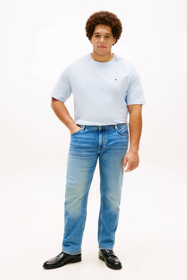 Tommy Hilfiger Big & Tall regular T-shirt Plus Size lichtblauw - Foto 2